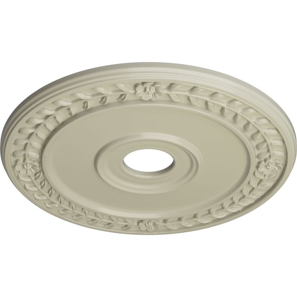 Wreath Ceiling Medallion (Fits Canopies Up To 6), 21 1/8OD X 3 5/8ID X 7/8P